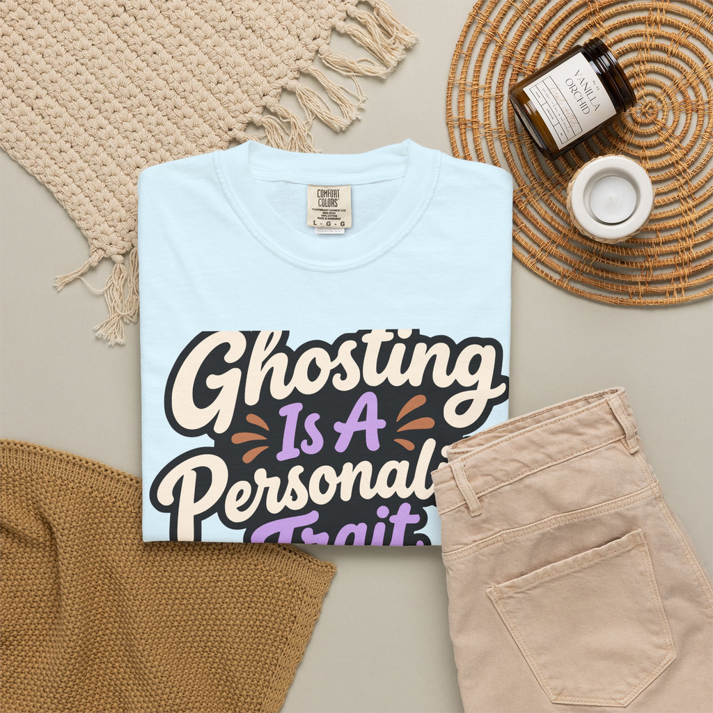 Ghosting Is A Personality Trait Halloween Shirt, Funny Ghost Tee, Retro Humor