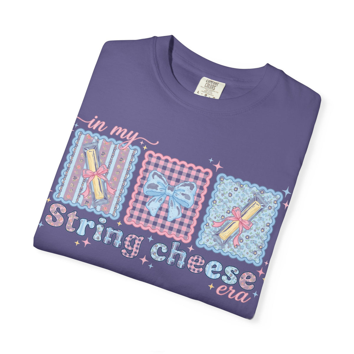 In My String Cheese Era Shirt, Coquette Bow Snack Tee, Funny Girl Dinner Shirt, Cute Gift