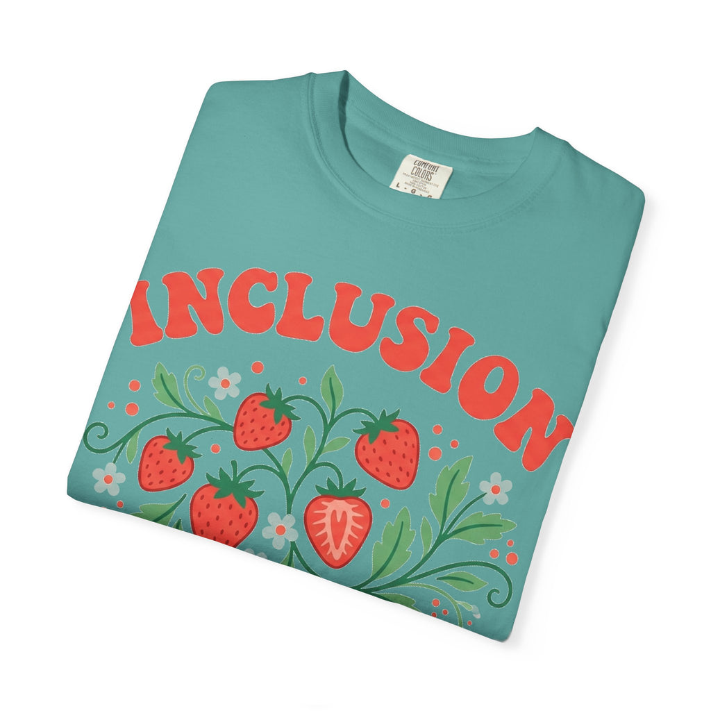 Inclusion Is My Jam Shirt, Strawberry SPED Teacher Tee, Retro Inclusion Shirt, Special Education Gift