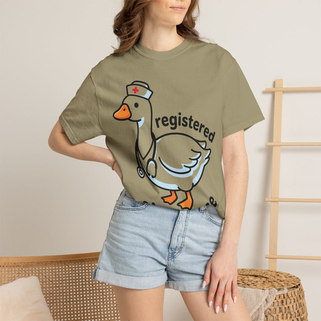 Registered Silly Goose Shirt, Funny Nurse Goose Tee, RN Humor Shirt, Nurse Gift