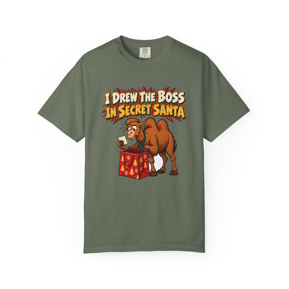Funny Secret Santa Shirt I Drew The Boss In Secret Santa Shirt, Funny Holiday Gift Shirt, Christmas Gift Idea