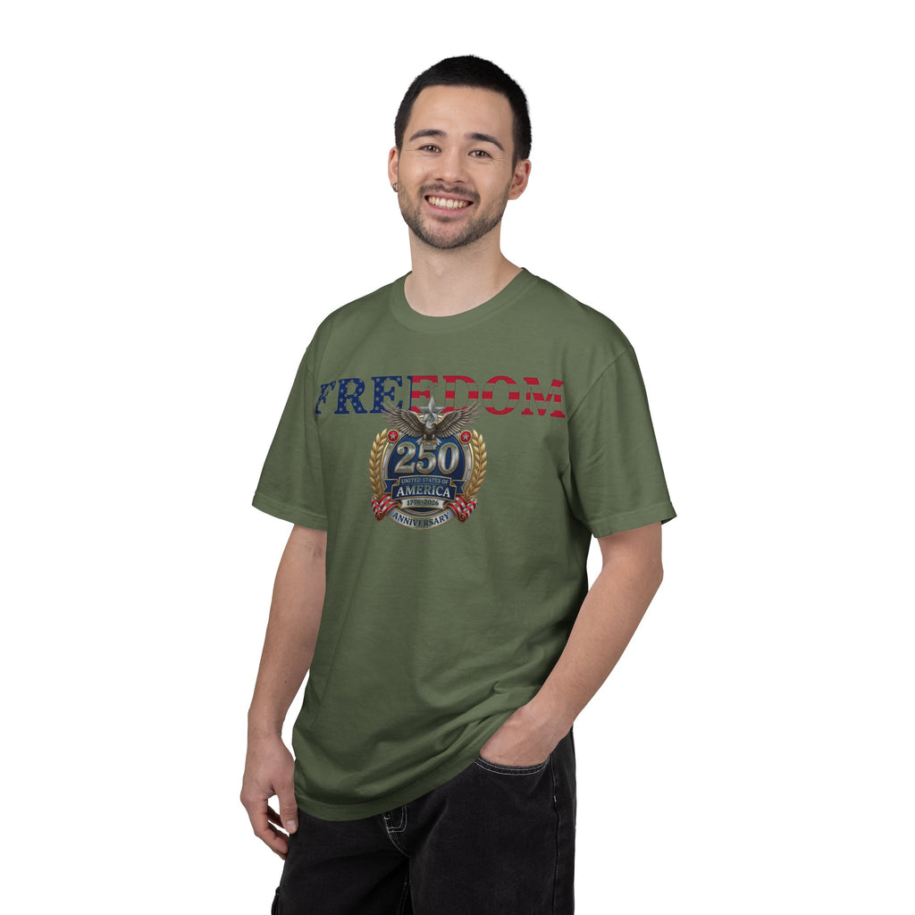 Freedom America 250 Shirt, Semiquincentennial 1776-2026 Tee, Patriotic Anniversary Shirt, Fourth Of July Gift