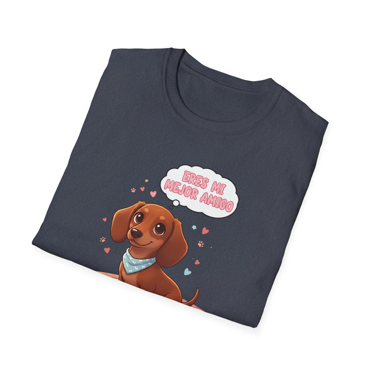Cute Dachshund T‑Shirt — "Adopt Me, Please?" Puppy Graphic Tee
