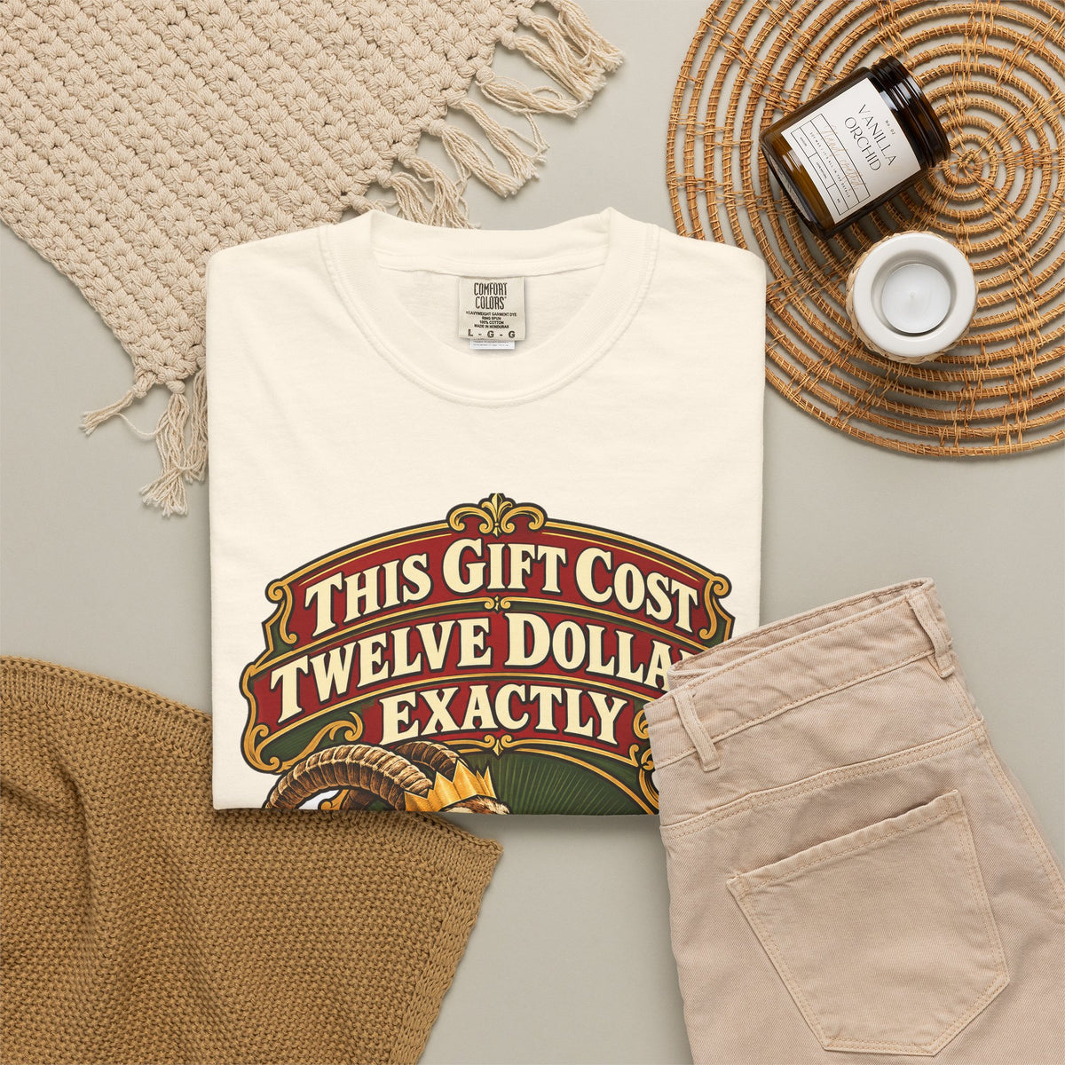 White Elephant Gift This Gift Cost Twelve Dollars Exactly Shirt, Funny Gift Exchange Gift, Christmas Gift, Funny Shirt