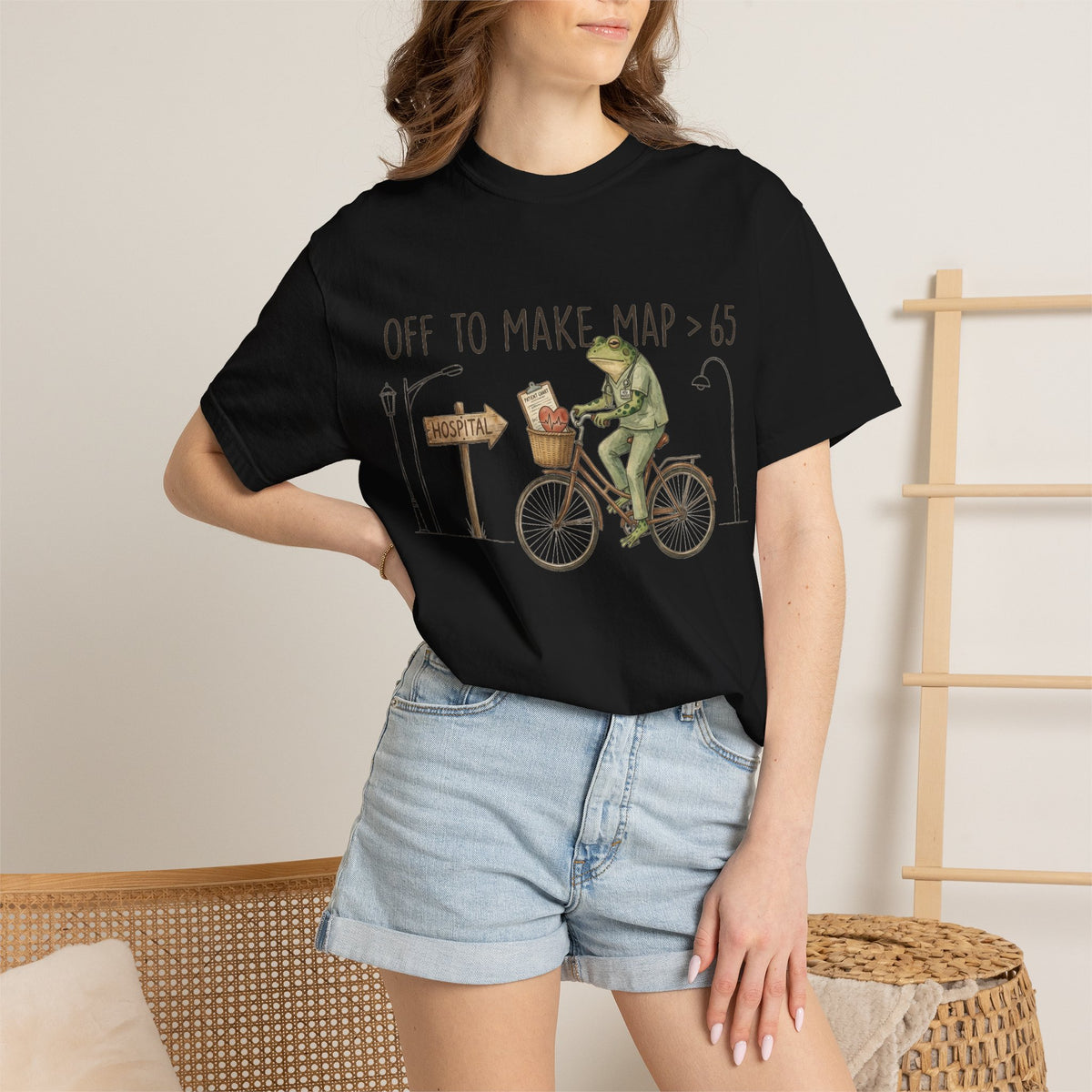Off To Make MAP Over 65 Shirt, Funny ICU Nurse Frog Tee, Critical Care Nurse Shirt, RN Gift