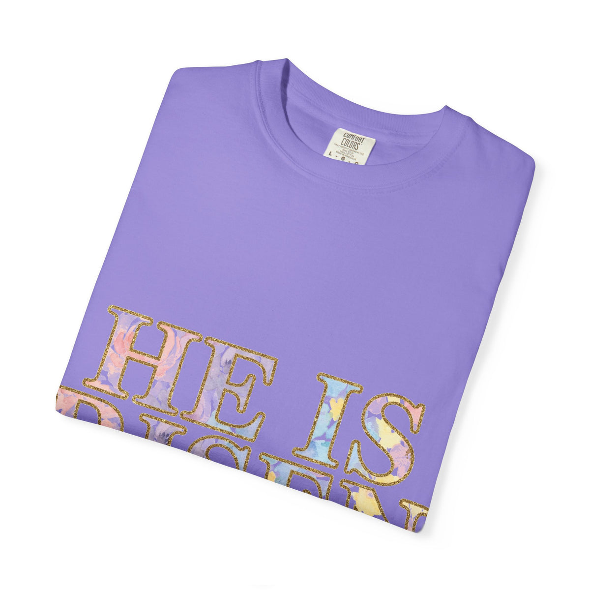 He Is Risen Shirt, Matthew 28:6 Easter Tee, Watercolor Christian Easter Shirt, Faith Gift