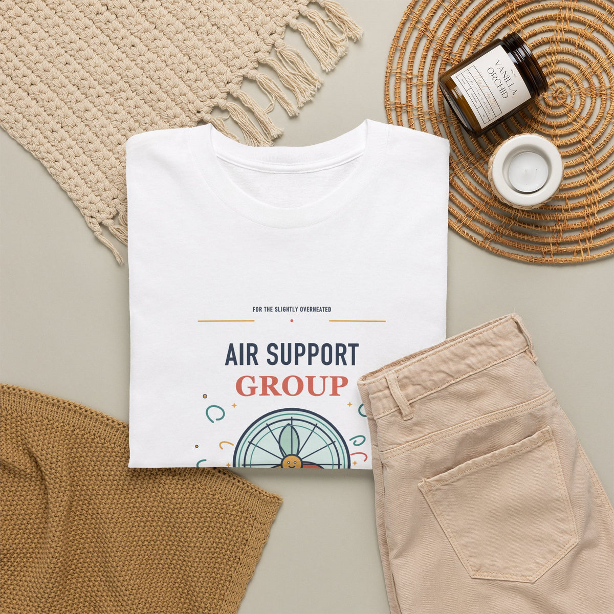 Air Support Group — Retro Fan Humor T-Shirt