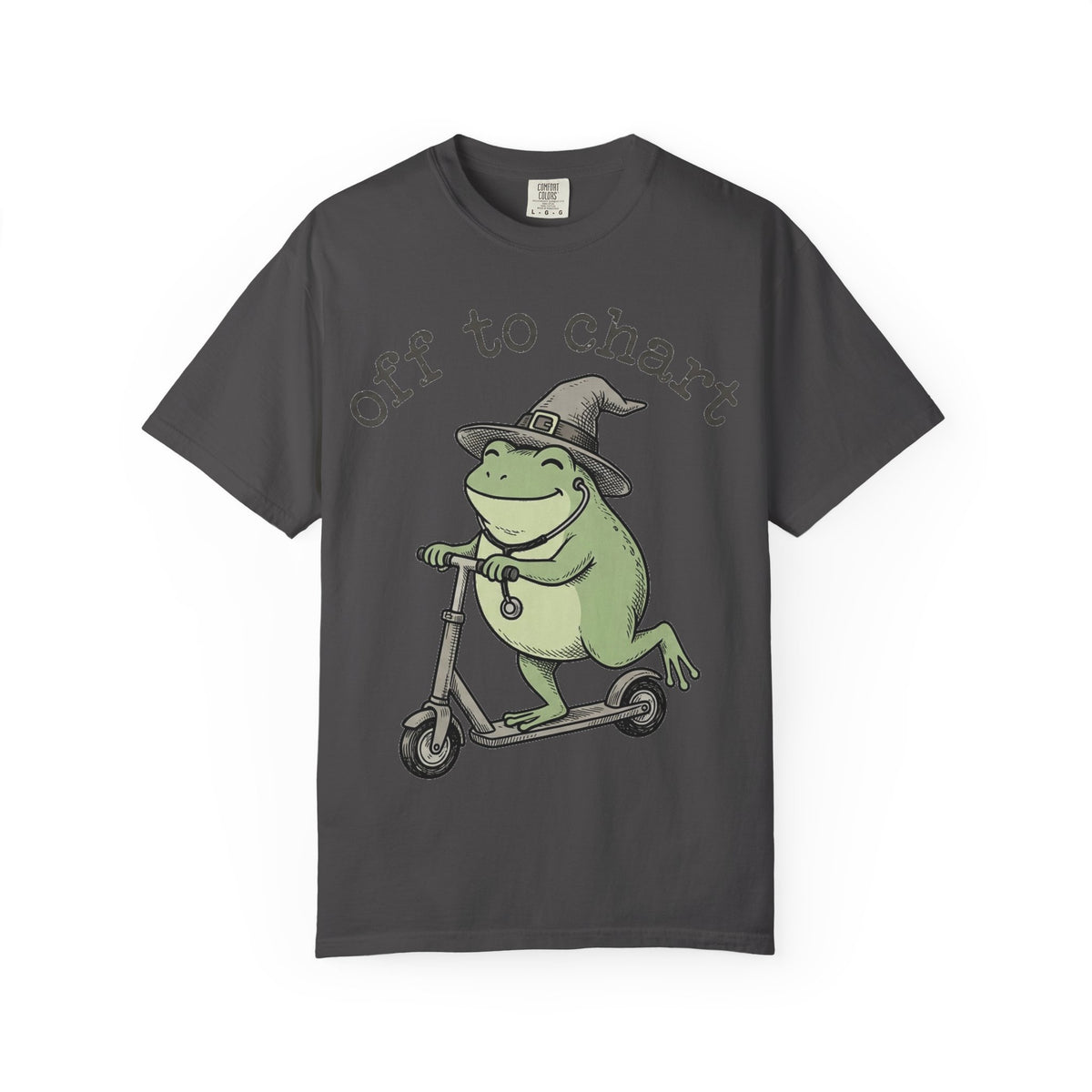 Off To Chart Shirt, Funny Witch Frog Nurse Tee, Charting Nurse Scooter Shirt, RN Gift