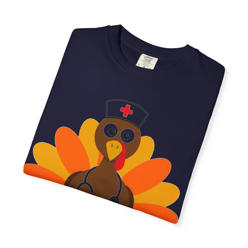 Nurse Turkey Shirt, Funny Thanksgiving Nurse Tee, Stethoscope Turkey Shirt, RN Holiday Gift