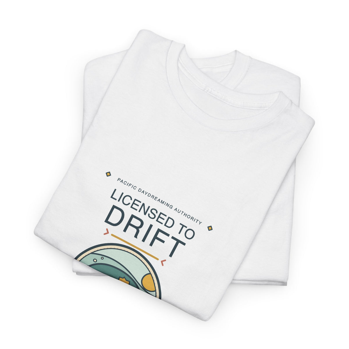 Licensed to Drift Manatee T-Shirt — Retro Ocean Humor Tee