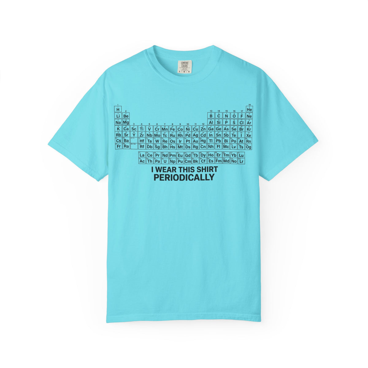 I Wear This Shirt Periodically Shirt, Funny Periodic Table Chemistry Tee, Science Teacher Shirt, Nerd Gift