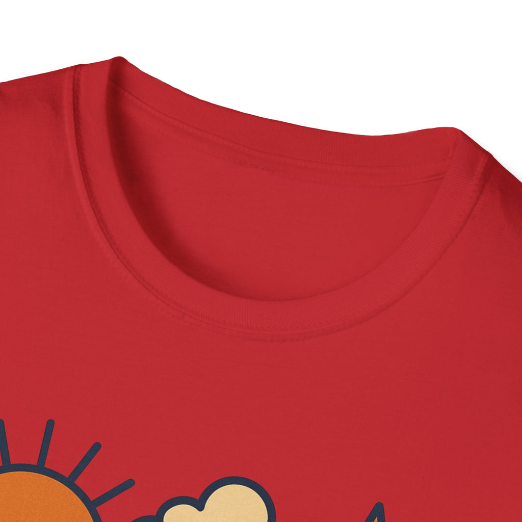 Retro Shapes Shirt, Mid Century Abstract Tee, Modern Art Gift