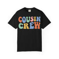 Cousin Crew Shirt, Retro Groovy Bubble Letter Tee, Matching Family Reunion Shirt, Cousin Gift