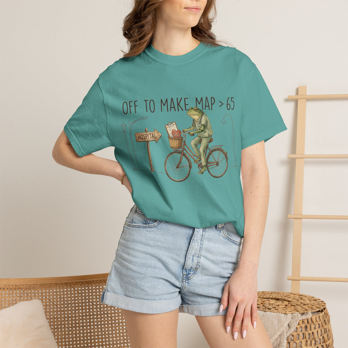 Off To Make MAP Over 65 Shirt, Funny ICU Nurse Frog Tee, Critical Care Nurse Shirt, RN Gift