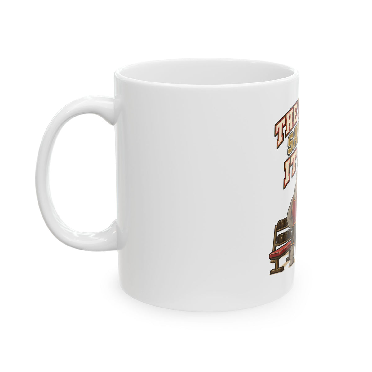 The Mirror Says Yes It Lies Mug, Funny Gym Lover Gift for Him Her, Workout Christmas Gift, Coffee Mug 11oz 15oz