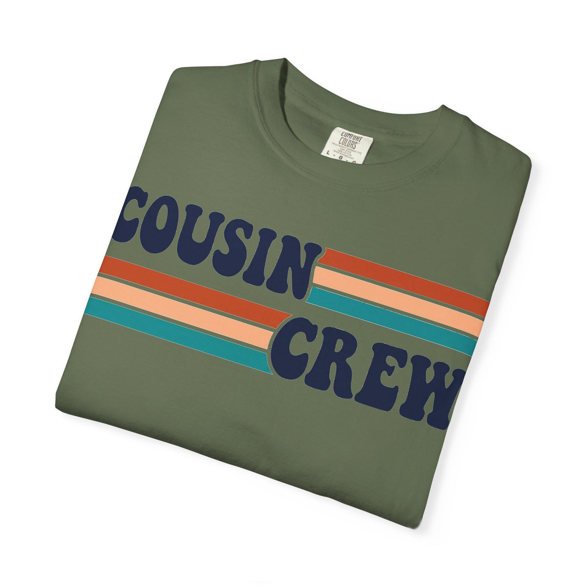 Cousin Crew Retro Stripe Shirt, Vintage Matching Family Tee, Cousin Reunion Shirt, Family Gift