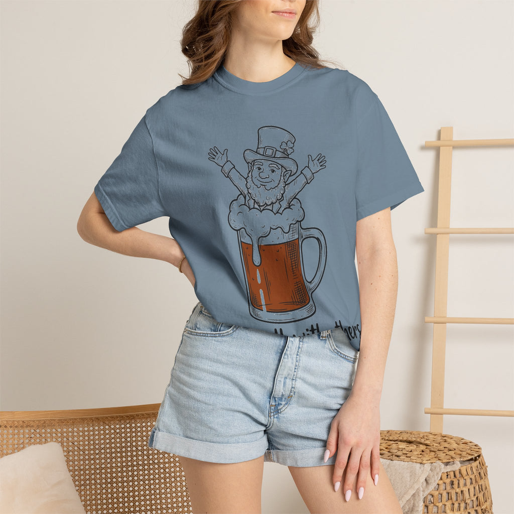 Drinks Well With Others Shirt, Funny Leprechaun Beer Tee, St Patricks Day Pub Shirt, Irish Gift
