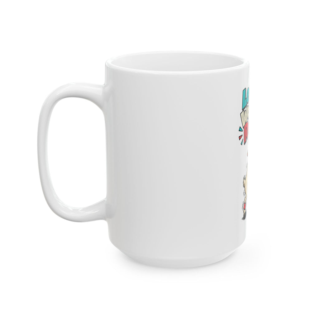 Leg Day Won This Round Mug, Funny Gym Lover Gift for Him Her, Workout Christmas Gift, Coffee Mug 11oz 15oz
