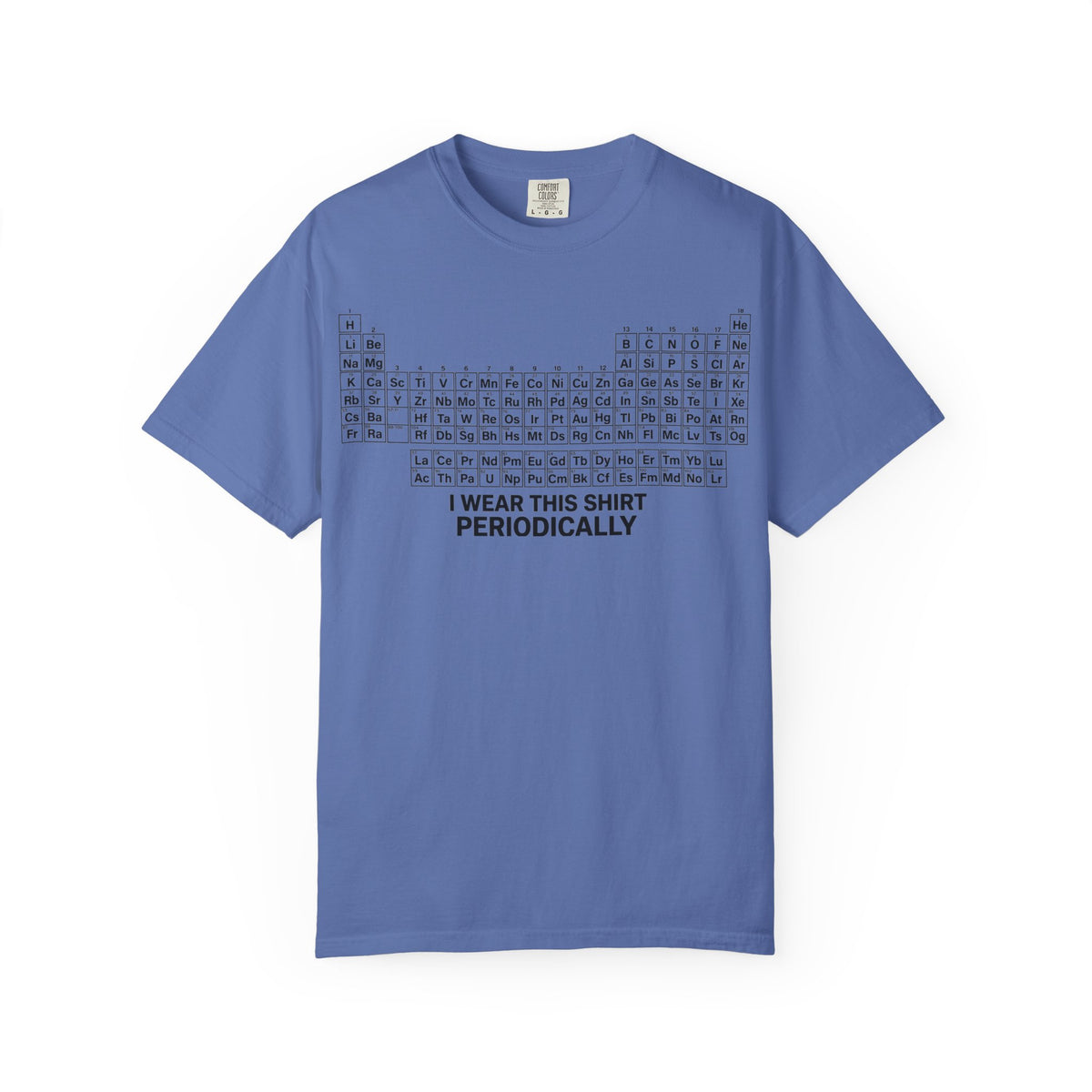 I Wear This Shirt Periodically Shirt, Funny Periodic Table Chemistry Tee, Science Teacher Shirt, Nerd Gift