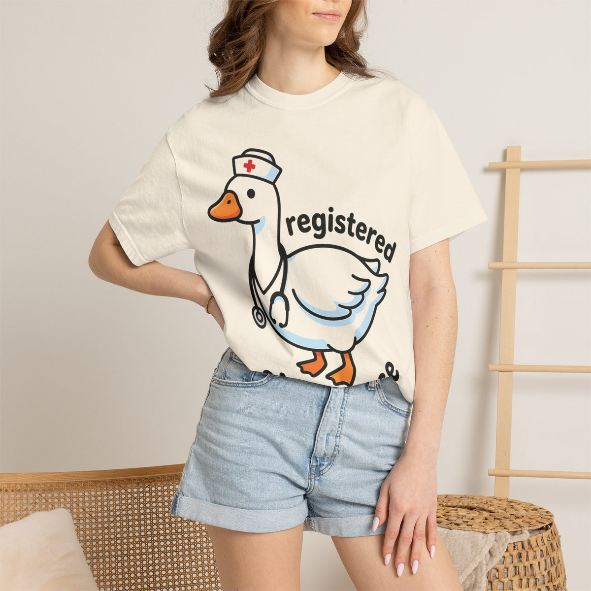 Registered Silly Goose Shirt, Funny Nurse Goose Tee, RN Humor Shirt, Nurse Gift