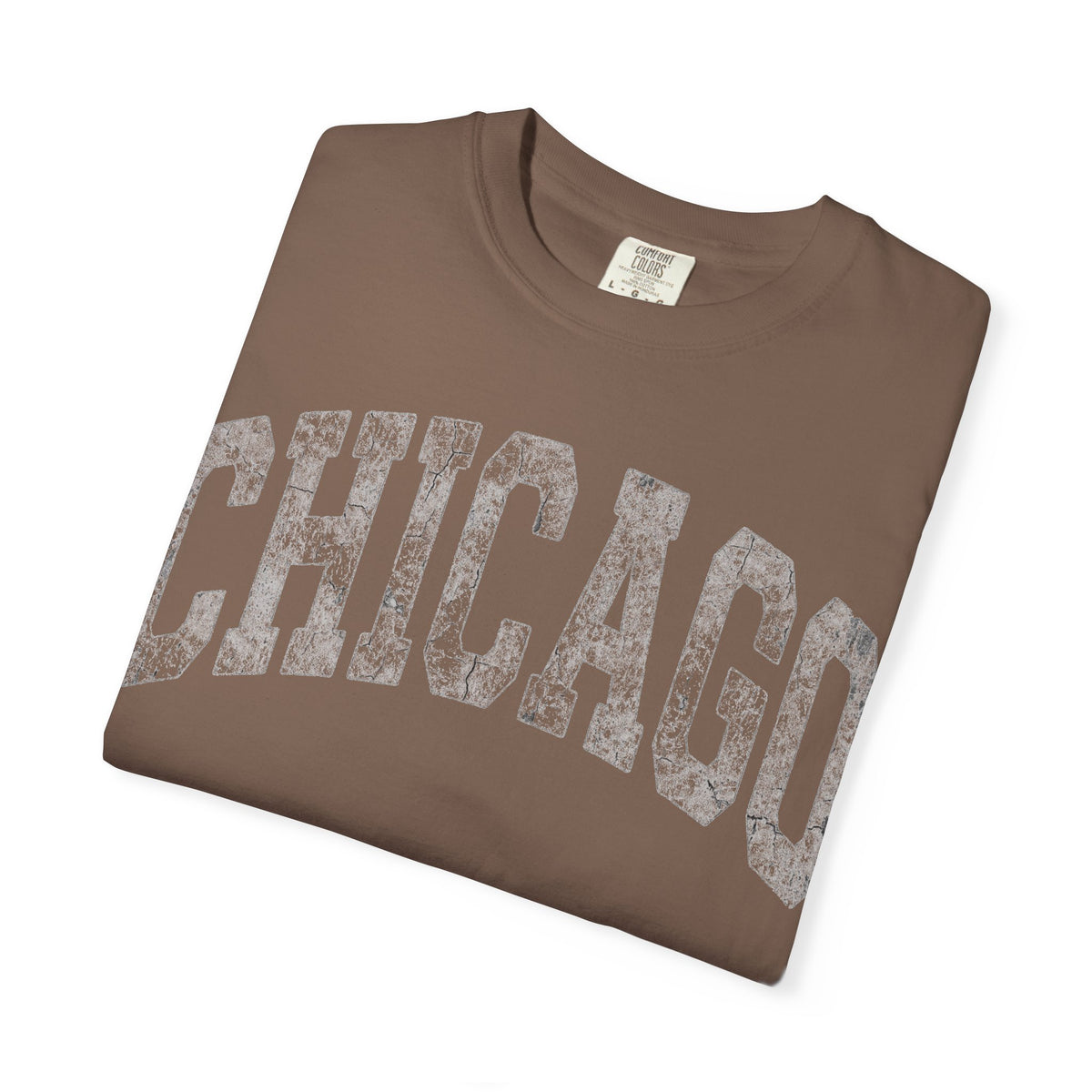 Chicago Vintage Shirt, Distressed Varsity Chicago Tee, Illinois Home City Shirt, Chicago Gift