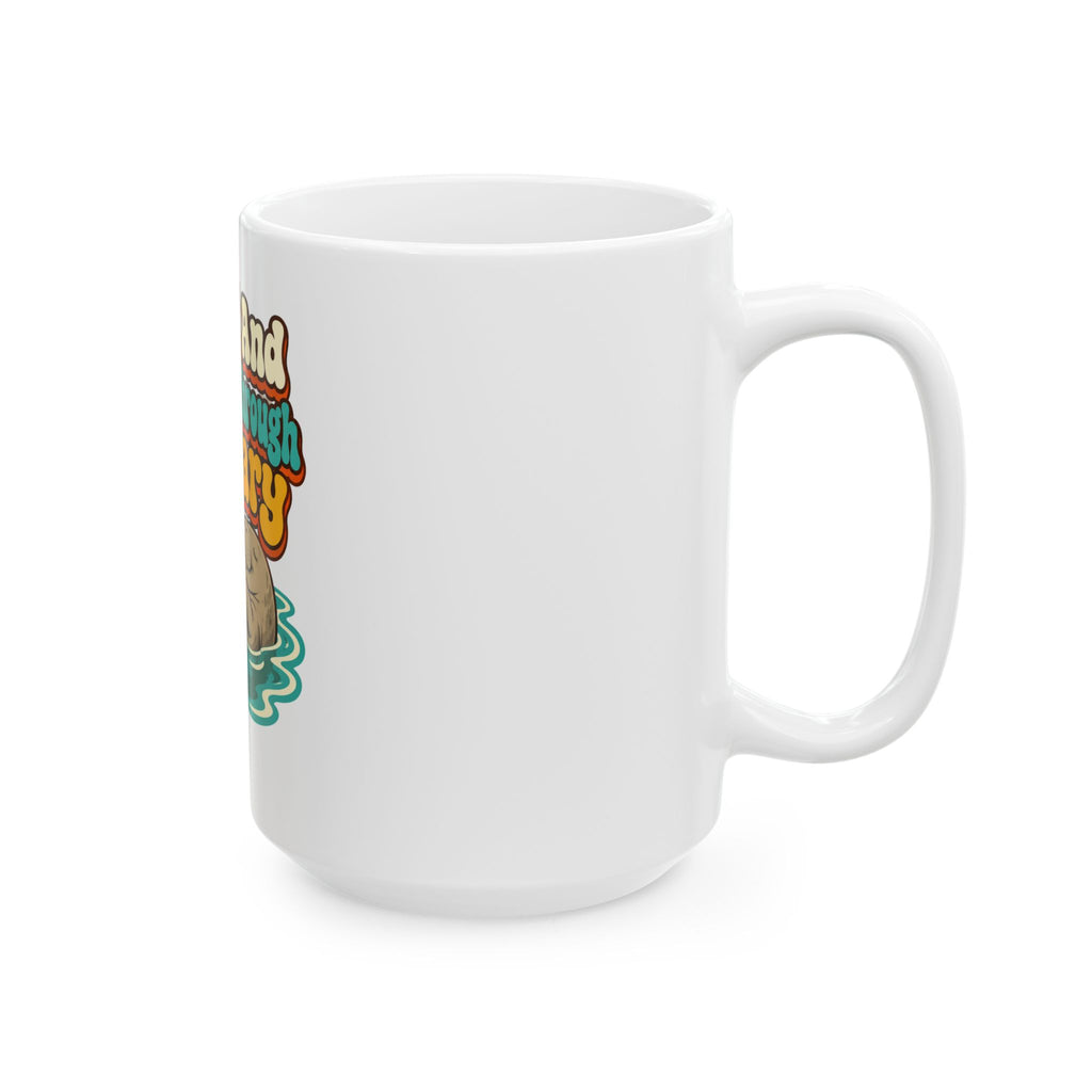 Retired And Booked Through January Mug, Funny Retiree Christmas Gift, Secret Santa Stocking Stuffer, 11oz 15oz Coffee Mug