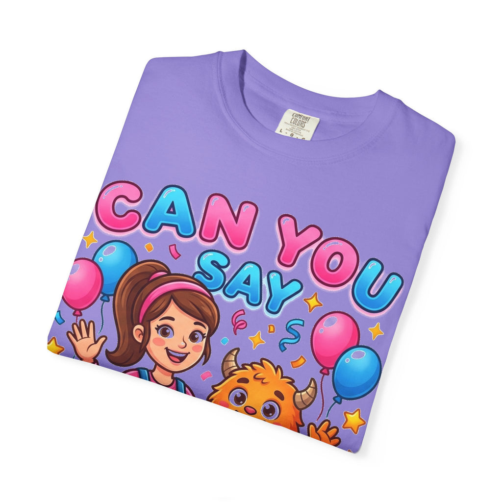 Can You Say Mama Shirt, Funny First Word Tee, Cute Monster Birthday Shirt, New Mom Gift
