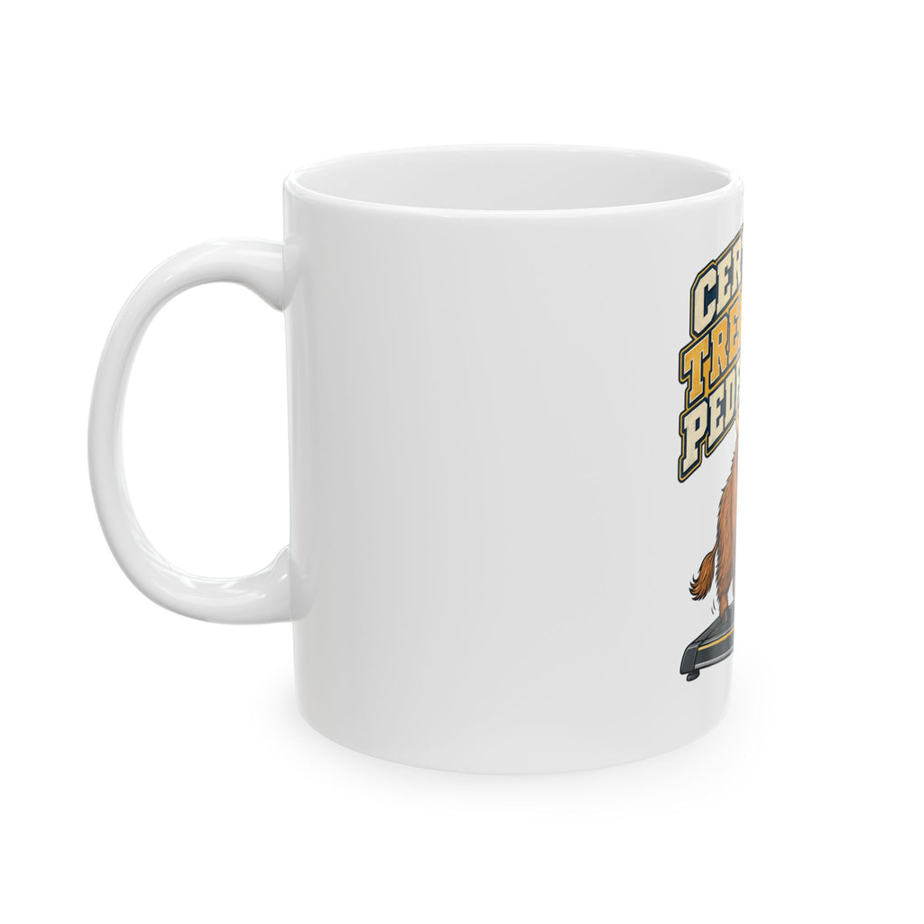 Certified Treadmill Pedestrian Mug, Funny Gym Lover Gift for Him Her, Workout Christmas Gift, Coffee Mug 11oz 15oz