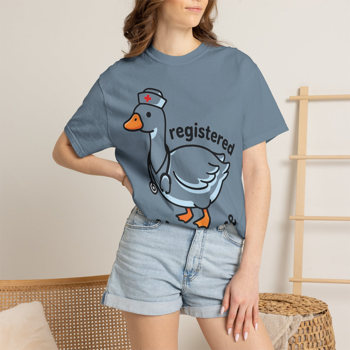 Registered Silly Goose Shirt, Funny Nurse Goose Tee, RN Humor Shirt, Nurse Gift