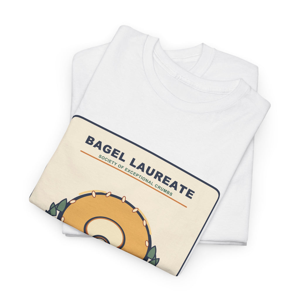 Bagel Laureate Tee — Lifetime Crumbievement | Funny Sesame Bagel Shirt