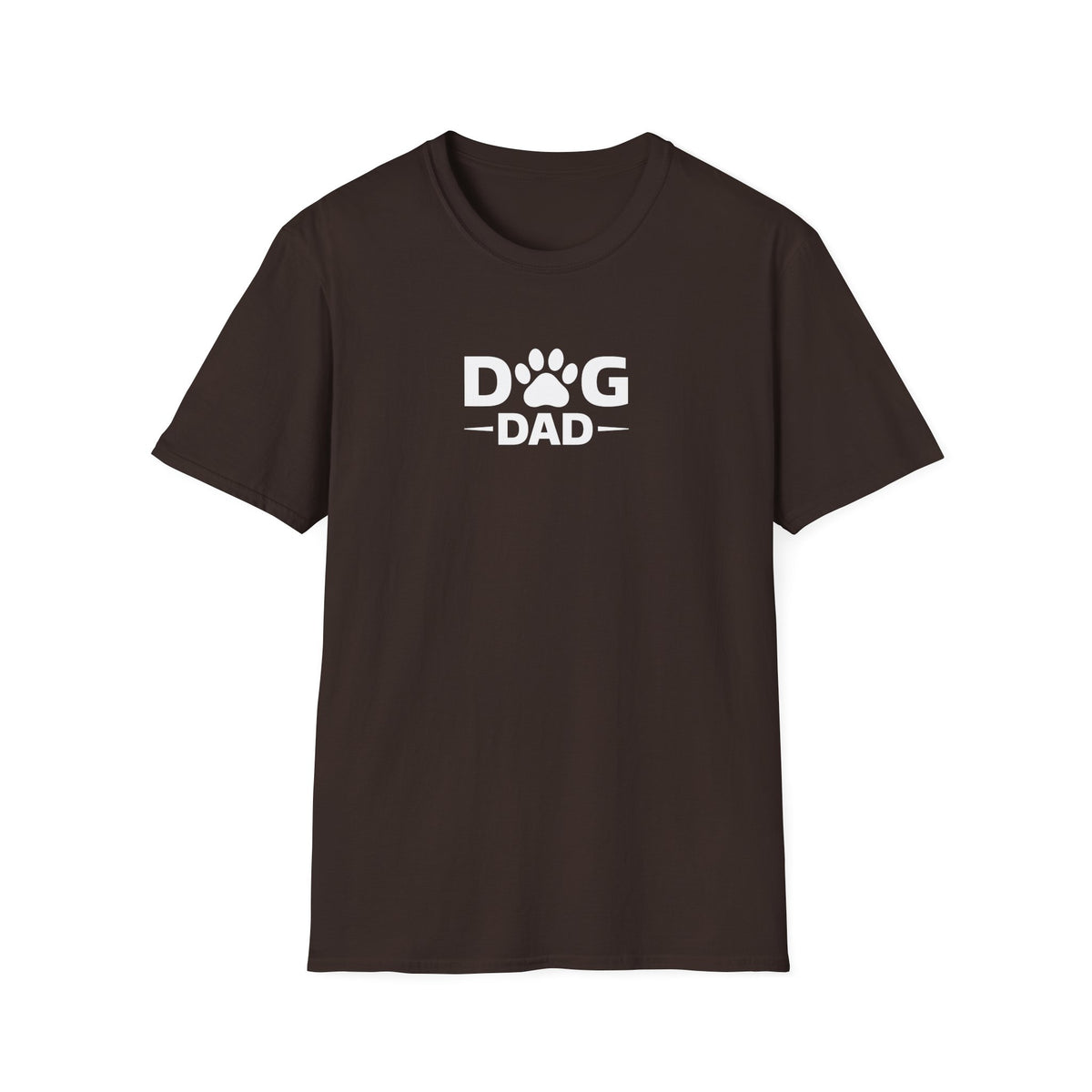 Dog Dad T-Shirt — Paw Print Graphic Tee for Pet Owners