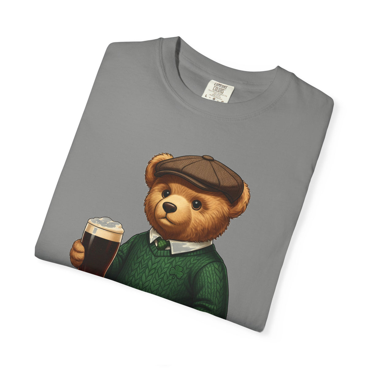 Irish Teddy Bear Pint Shirt, Shamrock Sweater Bear Tee, St Patricks Day Pub Shirt, Irish Gift