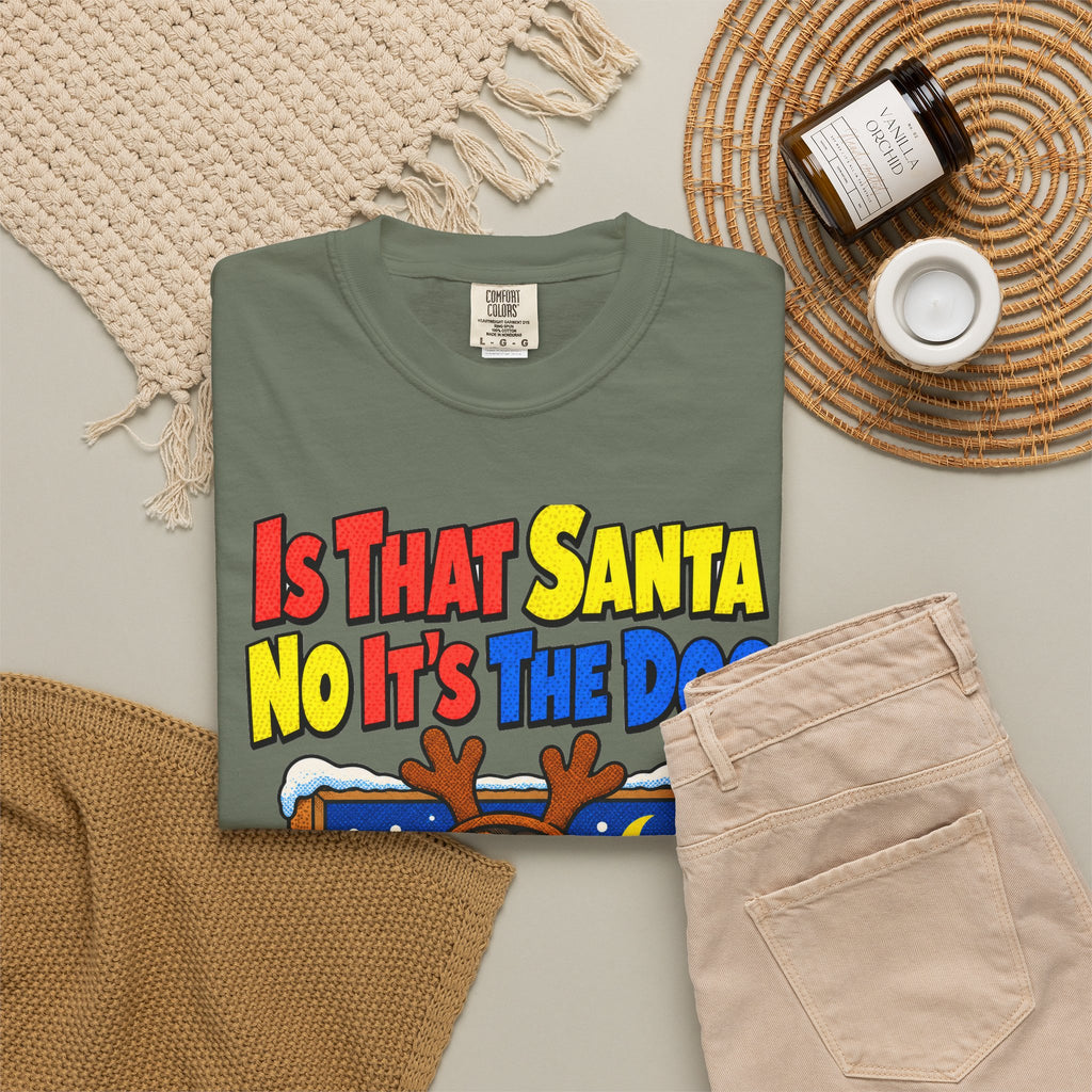 Funny Dog Gift Is That Santa No It's The Dog Ornament Mug Shirt Christmas Gift for Dog Mom Dog Dad Dachshund Pet Lover