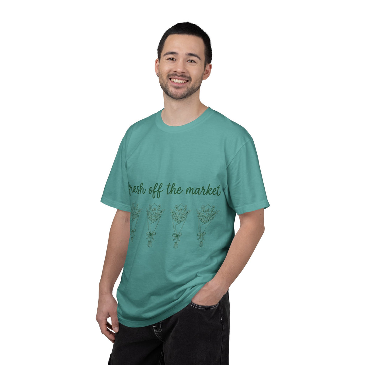 Fresh Off The Market Shirt, Line Art Flower Bouquet Tee, Newly Single Funny Shirt, Divorce Gift