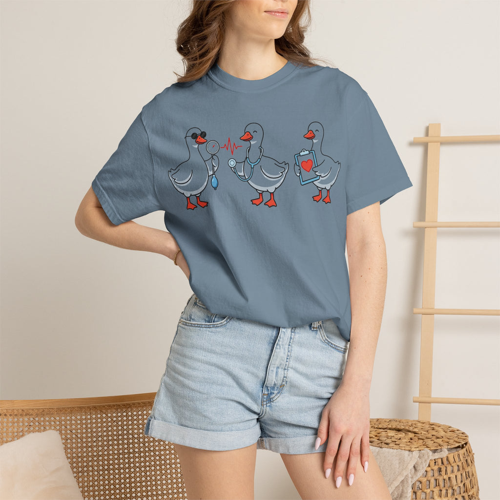 Silly Goose Nurse Squad Shirt, Funny Nurse Geese Tee, Stethoscope Goose Shirt, Nurse Team Gift