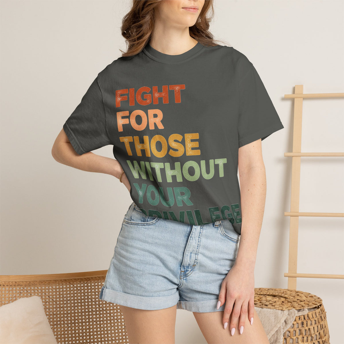 Fight For Those Without Your Privilege Shirt, Retro Activist Typography Tee, Social Justice Shirt, Ally Gift