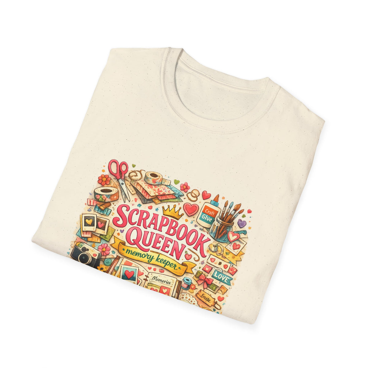 Scrapbook Queen T-Shirt — Crafting Lover Graphic Tee