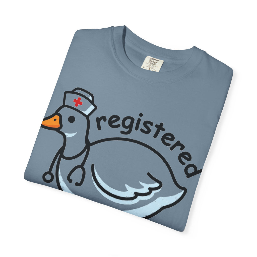 Registered Silly Goose Wide Shirt, Long Neck Nurse Goose Tee, Funny Nurse Shirt, RN Gift