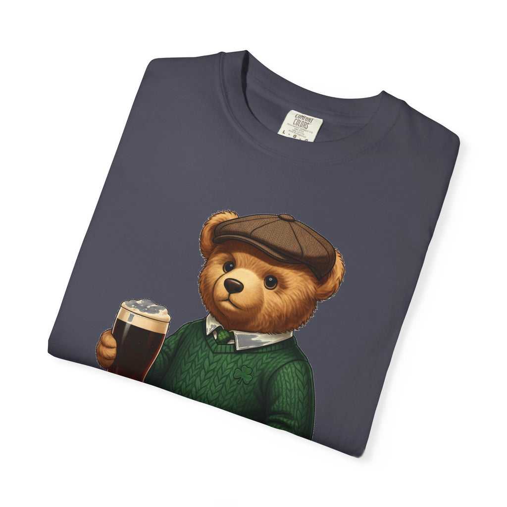 Irish Teddy Bear Pint Shirt, Shamrock Sweater Bear Tee, St Patricks Day Pub Shirt, Irish Gift