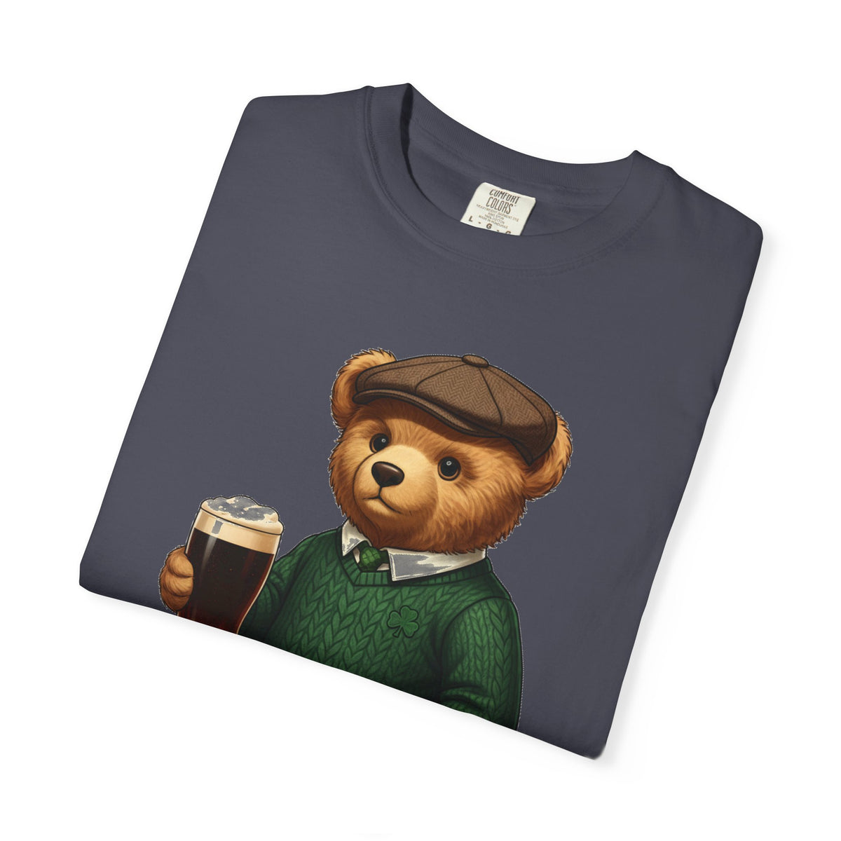 Irish Teddy Bear Pint Shirt, Shamrock Sweater Bear Tee, St Patricks Day Pub Shirt, Irish Gift