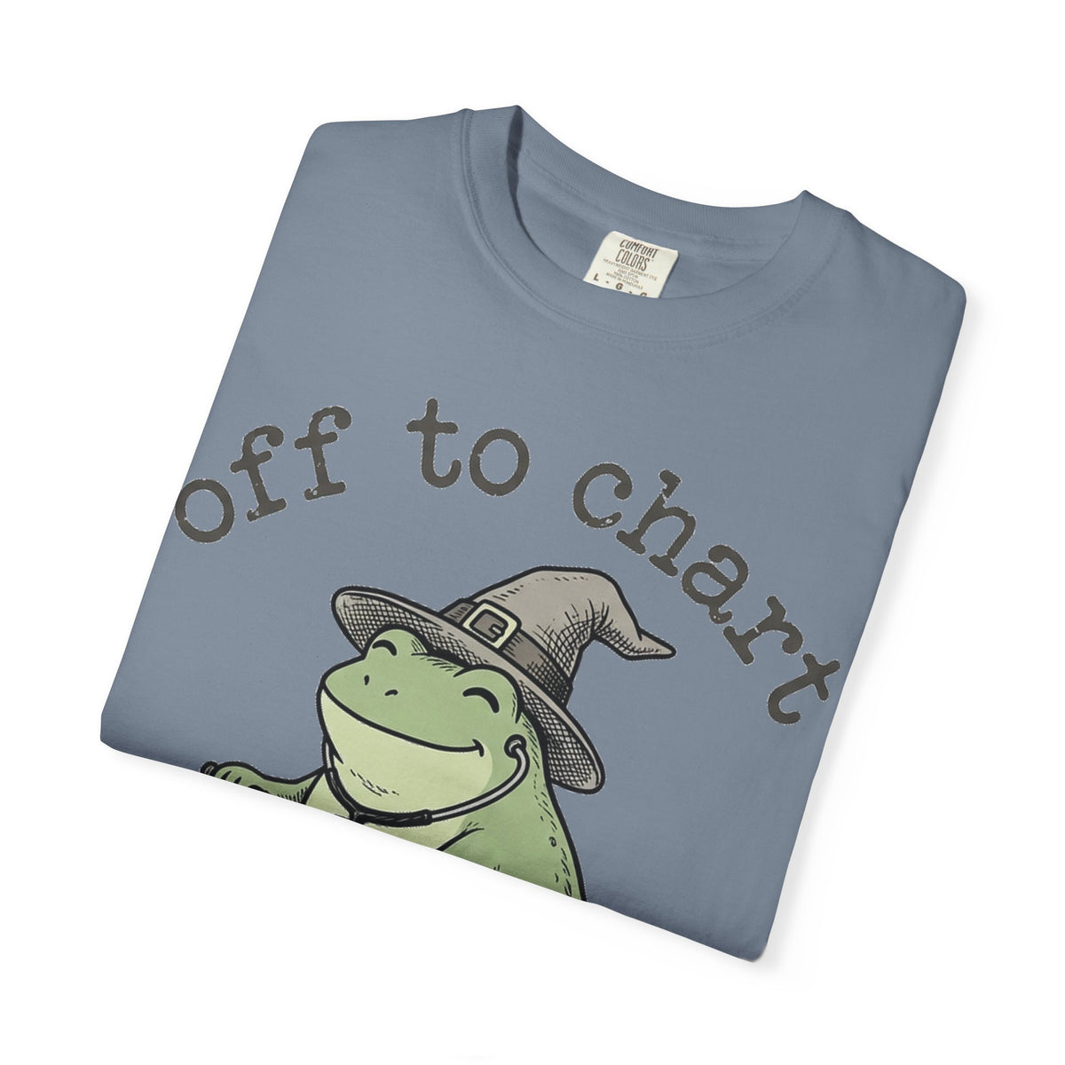 Off To Chart Shirt, Funny Witch Frog Nurse Tee, Charting Nurse Scooter Shirt, RN Gift