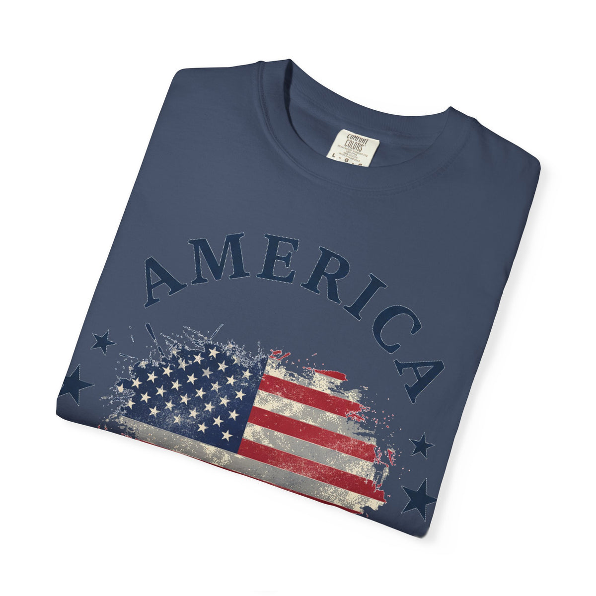 America 1776 2026 Arched Shirt, Vintage Flag Splash Tee, Patriotic Americana Shirt, Independence Day Gift