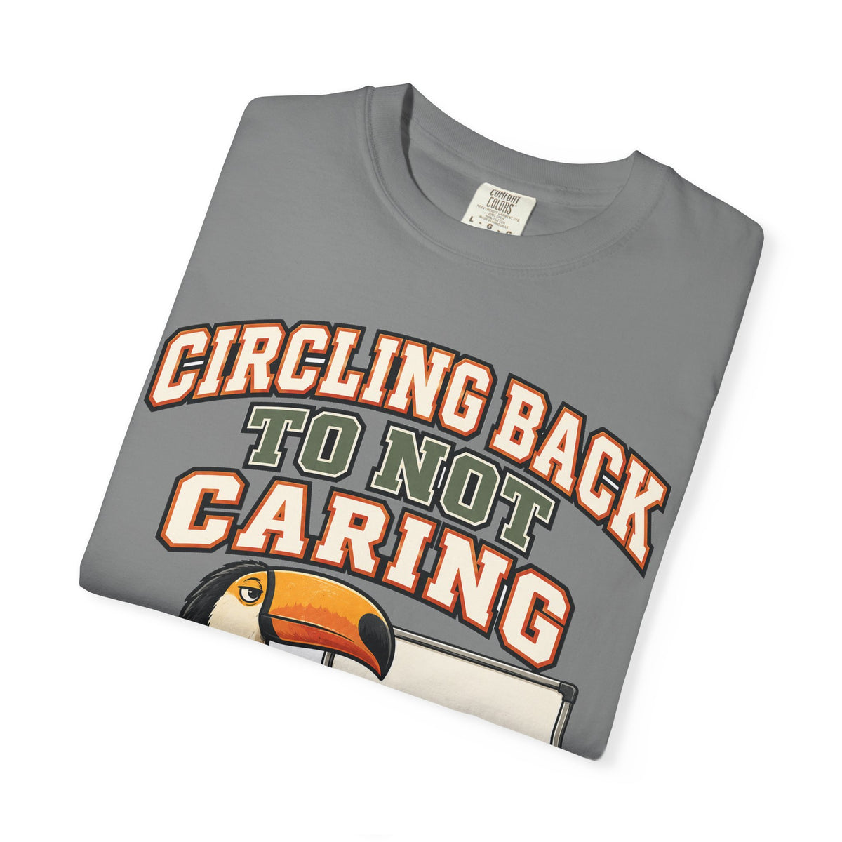 Sarcastic Shirt Circling Back To Not Caring, Funny Sarcastic Tee, Comfort Colors Graphic Shirt