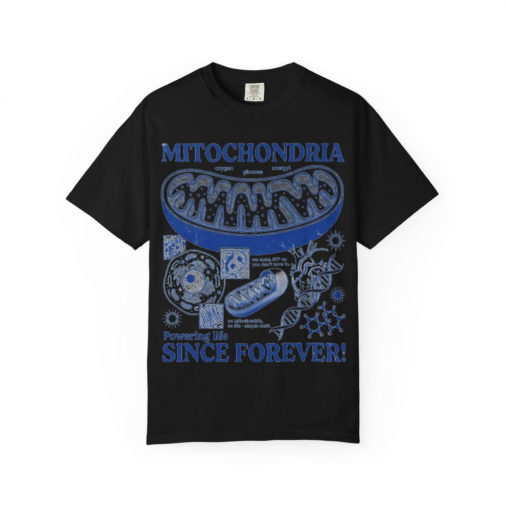 Mitochondria Powering Life Since Forever Shirt, Funny Biology Teacher Tee, Science Nerd Shirt, Student Gift