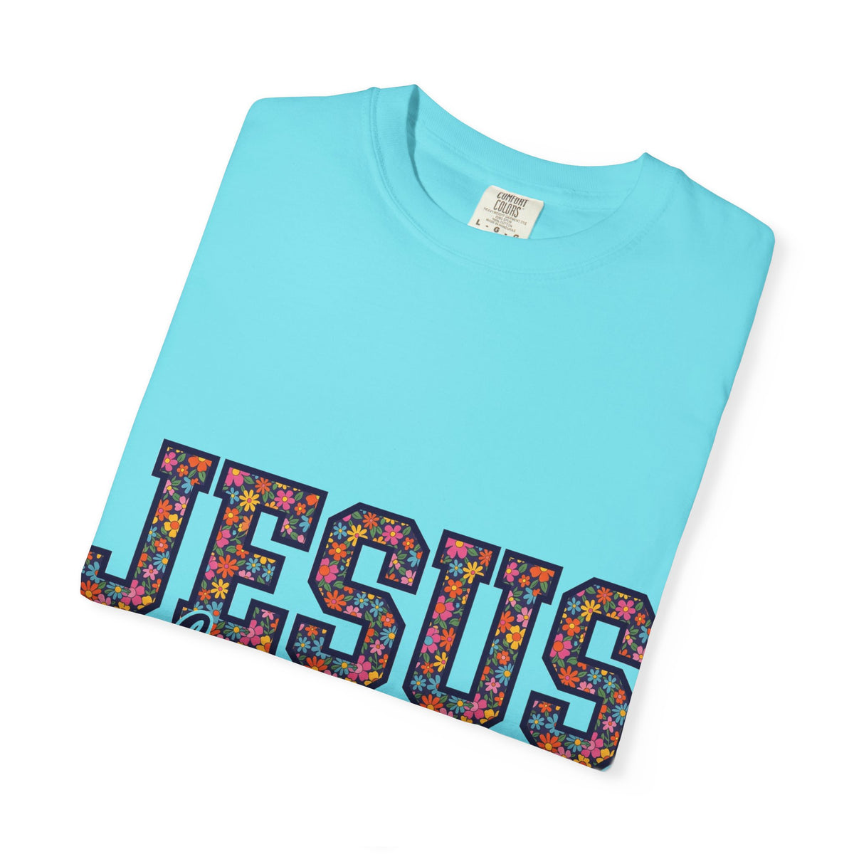 Jesus Loves You Shirt, Floral Varsity Christian Tee, Faith Statement Shirt, Church Gift