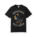 Registered Silly Goose Coffee Cup Shirt, Faux Stitch Nurse Goose Tee, Funny Nurse Shirt, RN Gift