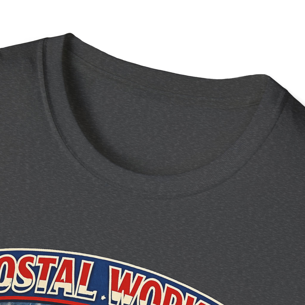 Postal Worker T-Shirt — "Neither Rain Nor Snow" Mail Carrier Vintage Winter Design
