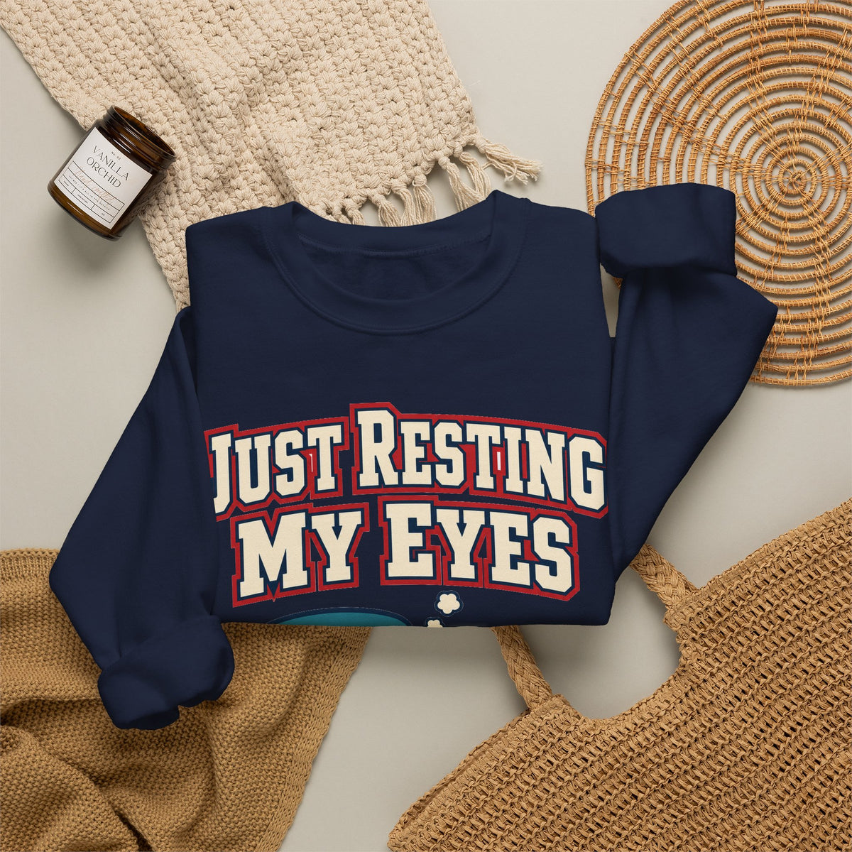 Funny Dad Sweatshirts Just Resting My Eyes | Funny Dad Sweatshirt | Sarcastic Quote Sweatshirt | Gift