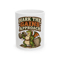 Hark The Gains Approach Mug, Funny Gym Lover Gift for Him Her, Workout Christmas Gift, Coffee Mug 11oz 15oz