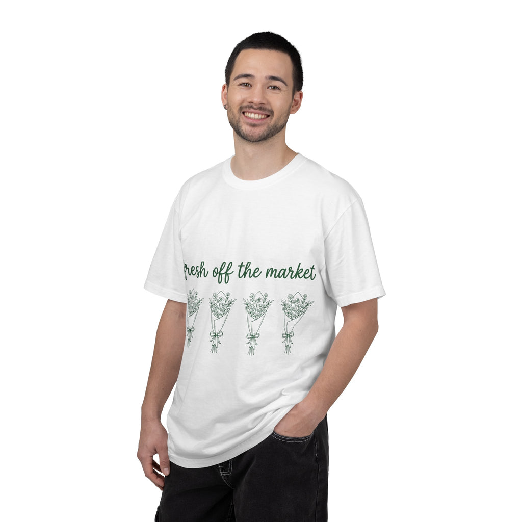 Fresh Off The Market Shirt, Line Art Flower Bouquet Tee, Newly Single Funny Shirt, Divorce Gift